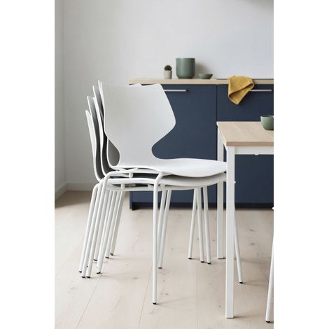 Sillas Comedor - Silla Plecy - Blanco (1/5)