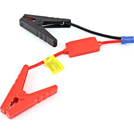 Starthilfekabel für Autobatterien, Notfallklemmen, Verpolungsschutz, Notanschluss-Set, Fahrzeug-Notladegerät. (1/5)