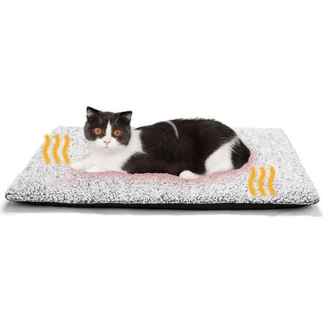 Selbstheizendes Katzenbett selbstheizende Matte für Katzen und Hunde ca 73 9 x 48 0 cm 29 1 x 18 9 Zoll extra warme Matte für Haustiere im Haus 73,9 (1/5)