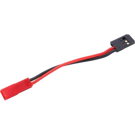 Câble adaptateur servo JST femelle 96 mm vers JR FuTABA mâle (connecteur JST vers connecteur JR mâle/femelle) pour voiture ou avion RC (1/5)