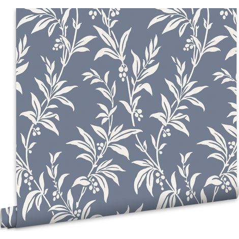 Laura Ashley Vliestapete Paxford Leaves Dark Seaspray 10mx52cm (1/5)