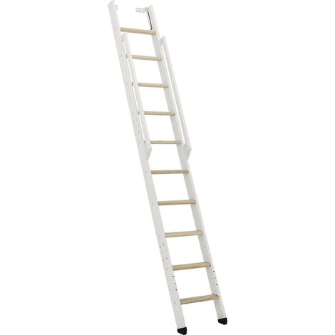 Minka Wangentreppe Strong 243cm max. Geschosshöhe Fichte weiß