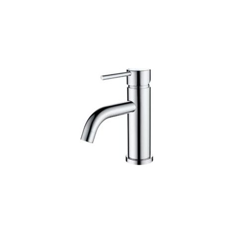 Robinet de lavabo en acier inoxydable 304, robinet de lavabo à surface brillante galvanisée, robinet de lavabo pour armoire de salle de bain (1/5)