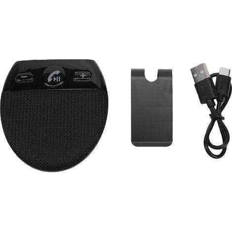 Kit Mains Libres pour Voiture, avec Amplificateur Numérique et Commande Vocale, 10 Heures D'autonomie en Conversation avec 500 Heures en Veille, pour Une Conduite Sûre et des (1/5)