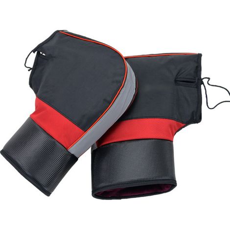 Manchons de guidon de moto – protections chaudes et coupe-vent pour l’hiver – avec bandes réfléchissantes – accessoires de cyclisme. (1/4)
