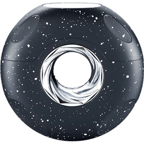 Rasoir électrique mini rond rechargeable USB noir lavable à la main moteur silencieux (1/5)