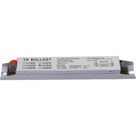 Ballast Électronique - T8 - 36 W - 220 V - Pour Tube Fluorescent - 1 Pièce