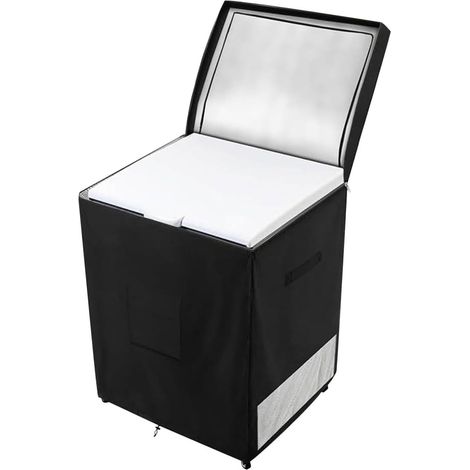 Housse pour congélateur extérieur Protection Imperméable Toutes Saisons Housse Anti-Poussière En Tissu Oxford Pour Congélateur Coffre Pour Cour Terrasse Balcon Jardin (1/5)