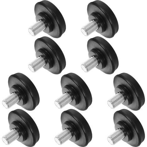 Pieds de nivellement à visser pour chaise, lot 10 robustes meubles, pièces rechange durables (1/5)