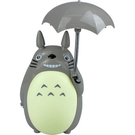 Totoro USB-Lampe, Kawaii-Cartoon, LED-Nachtlicht zum Lesen und Dekorieren – Gelb