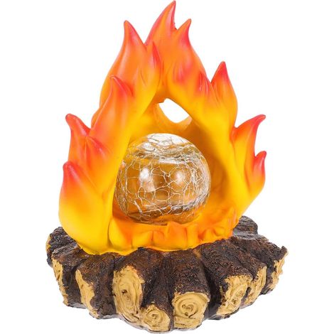 Veilleuse à Flamme Réaliste en Résine Solaire pour Fête et (1/5)