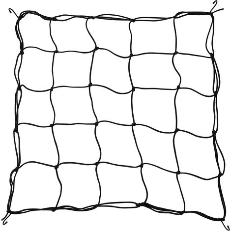 [Filet Trellis] - Filet Support Élastique Nylon Multifonction pour Plants et Serres - 60x60cm + 90x90cm + 110x110cm - Noir (1/5)