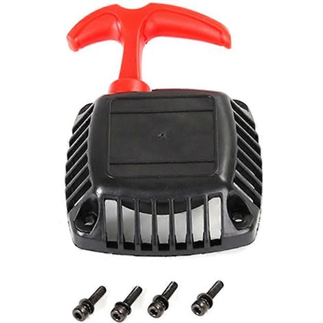Démarreur à tirette facile à démarrer pour moteur 32cc-36cc Zenoah CY pour 1/5 HPI Baja 5B Rovan LT Losi 5I (Rouge) (1/5)