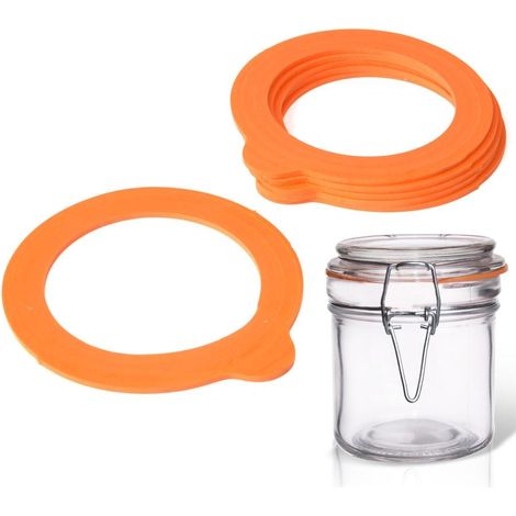 6 guarnizioni in silicone per barattoli. (1/3)
