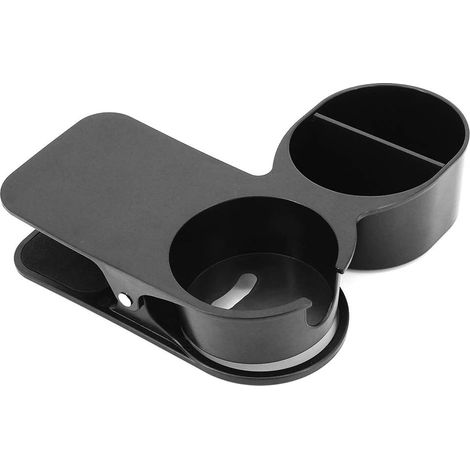 Clip porte-gobelet, porte-gobelet de bureau créatif (noir) (1/3)