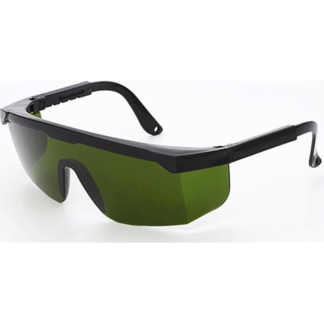 Laser Safety Glasses with Laser Diode Laser Safety Glasses Telescopic Safety Glasses 200nm 2000nm with Cleaning Cloth and Glasses Case (Green) (1/5)