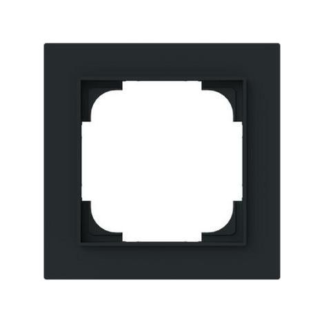 Plaque de finition busch-jaeger 1721-45M thermoplastique noire