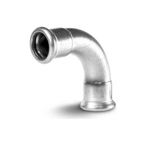 CURVA FF 90° A PRESSARE IN ACCIAIO CARBONIO Diam. 35