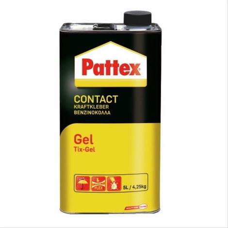 Colle néoprène Gel Pattex spéciale hautes températures - bidon 4,5kg
