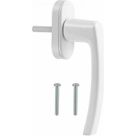 PVC window and door handle, white (1/4)
