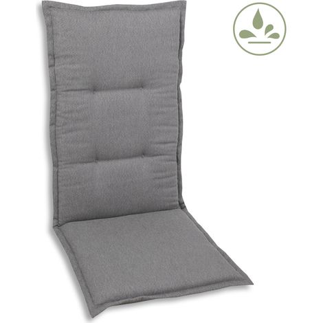 GO-DE Hochlehner-Auflage 120 cm x 50 cm x 7 cm, grau Auflagen & Hussen (1/3)