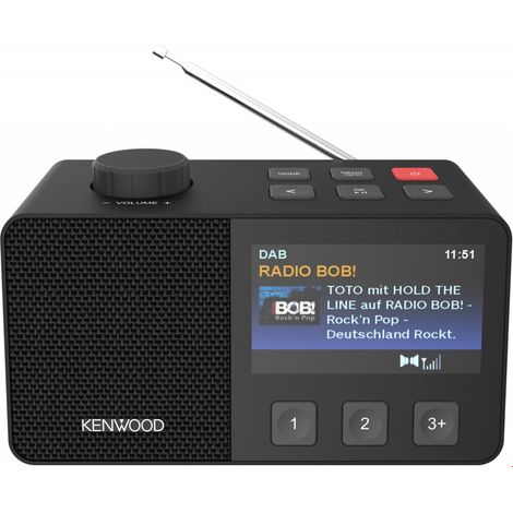Kenwood CR-M70DAB-B DAB+ Radio, Bluetooth, USB-C, Akku