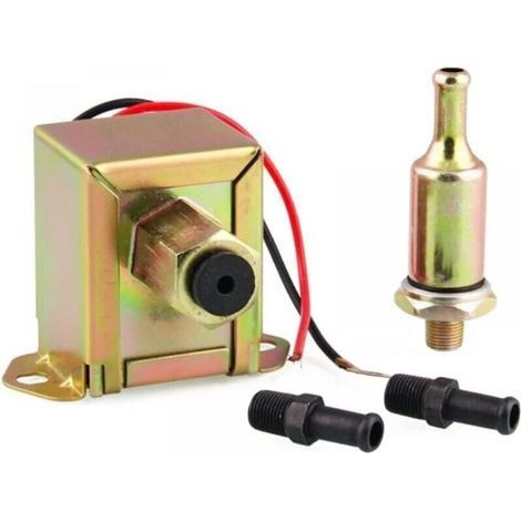 Elektrische 12-V-Kraftstoffpumpe (2,5–4 PSI), Niederdruck-Inline-Kraftstoffpumpe, automatische elektrische Benzinpumpe, modifizierte Kraftstoffpumpe für Pkw (1/4)