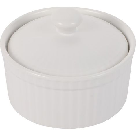 Soufflé-Schale, multifunktionale Ramen-Schale, Zwiebelgrillplatte, Dessert- und Obstschale mit Deckel (1/5)