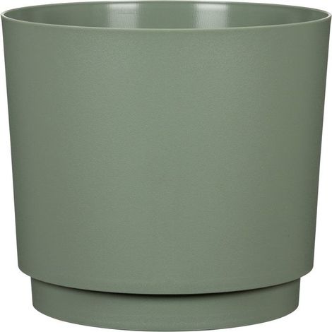 Cache-pot rotondo - GARDEN ID - Plano - Ø 25 - 7 L - H 22 cm - Verde chiaro