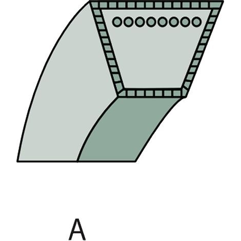 Cinghia trapezoidale di trasmissione 15.9x2261 AYP 532 1808-08 5321743-69 (1/2)