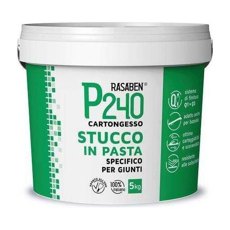 4,0 x MASTIC POUR PLÂTRE P240 K2 RASABEN
