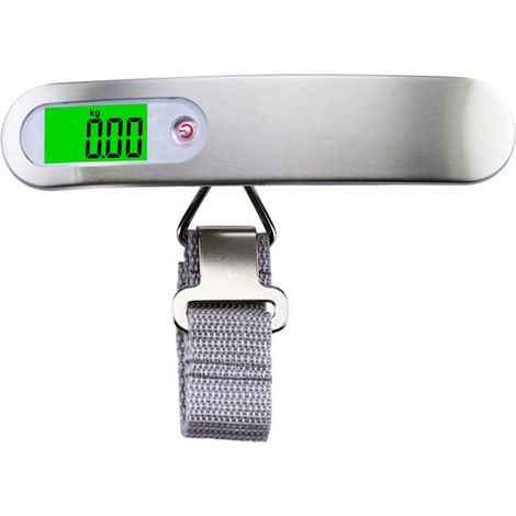 Balanza para equipaje，Balanza portátil para equipaje，Balanza electrónica pequeña，Balanza colgante para equipaje，15 x 3 x 2 cm，Peso máximo 50 kg (1/5)