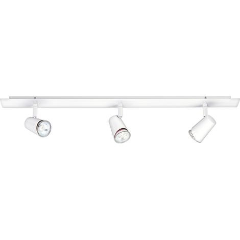 JUDY B3-Plaf./Appl. 3 spots GU10 blanc a/lpes LED 3,6W 3000K 400lm dimm. incl ARIC 4150 (1/5)