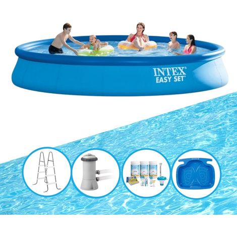 Intex Piscine Easy Set Ronde - 457x84 cm - 5-pièces S22429 (1/5)
