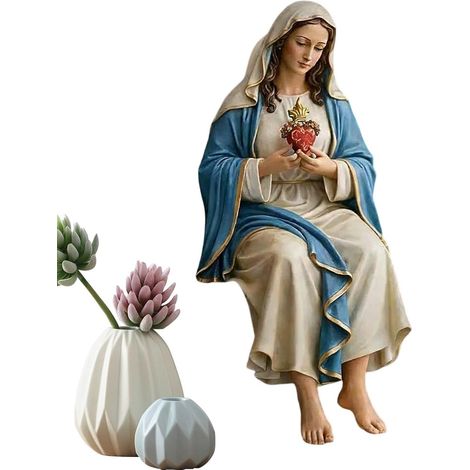 de Marie Ornement sacré artisanal statuette catholique