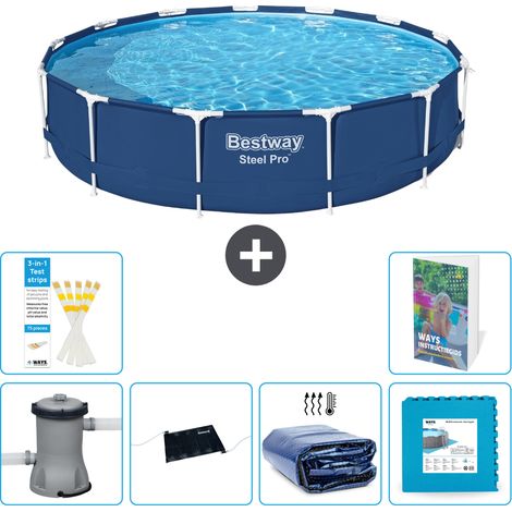Bestway Steel Pro Rund - 396x84 cm - 7-teilig S340
