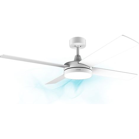 Ventilateur de Plafond avec Lumière LED EnergySilence Aero 5200 White Line, Télécommande, minuterie, 60 W, moteur en cuivre, 52", 4 pales, 3 vitesses, fonction hivernale (1/5)