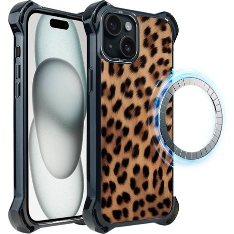 Hülle für iPhone 15 ibizu DropGuard Ultra mit MagSafe, Nature's Call, Panther (1/5)