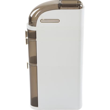 Meuble de rangement au sol pour salle de bain, meuble de rangement étroit avec tiroirs et roulettes pour cuisine, petits compartiments C (1/5)