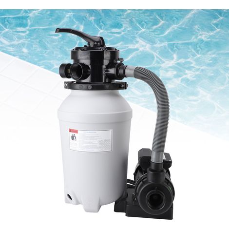 Système de Filtration à Sable pour Piscines Hors-Sol avec Réservoir 10 Pouces et Pompe 0.25HP 250W IPX5
Filtre Pompe à Sable pour Piscines Hors-Sol, Système de Filtration à Sable avec Réservoir 10 Po (1/5)