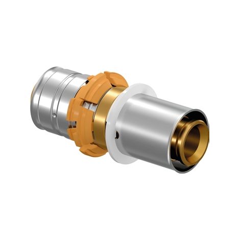 Uponor – Conector de transición PEX/Multicapa Ø20 – Racor de latón – Medida roscas de fontanería 1/2" – Conexión rápida y segura