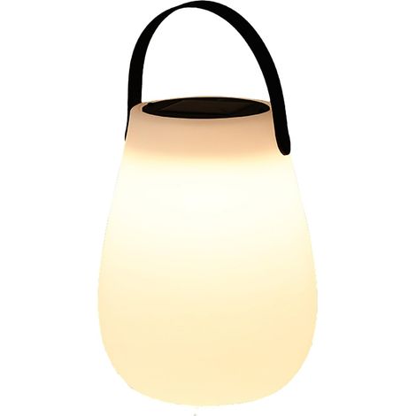 Lampe de Table Extérieure LED Portable étanche, Veilleuse Tactile, Lanterne pour Camping, Chambre à Coucher, Lampe de Table Solaire,(Version USB-C)