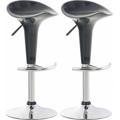 2er Set Barhocker Saddle grau (1/5)