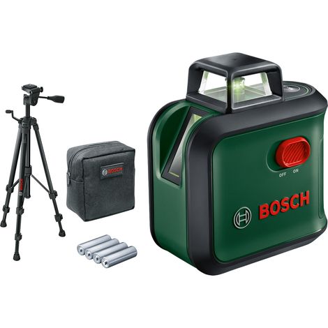 BOSCH DIY ADVANCEDLEVEL360 SET AA batteries Cross line laser