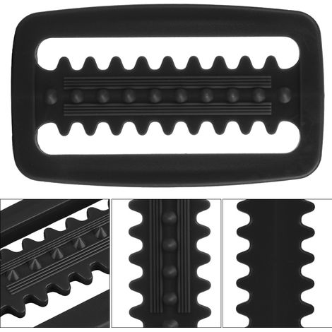2PCS Boucle de Ceinture de Plongée en ABS Léger et Robuste, Accessoire Équipement de Plongée Sous-Marine Noir (1/5)