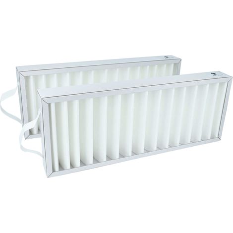 vhbw 2x Compact Filter G4 Replacement for Pluggit APFG4-310 for Fan, Bathroom Fan, Ventilating Device, Ventilation Unit - Air Filter