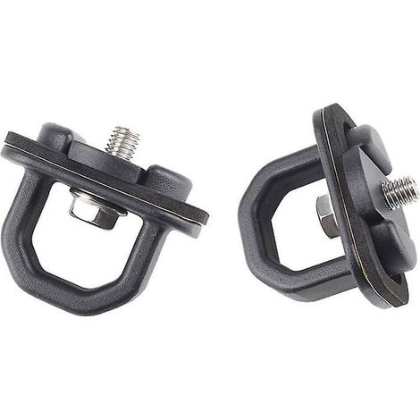 Boucle de fixation pour ancrage de coffre de voiture, sangles d'arrimage pour benne de pick-up, verrou de coffre durable (1/4)