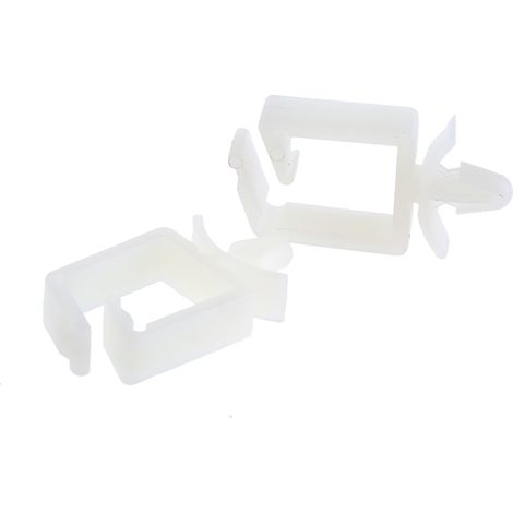 Clip serre-câbles enfichable en Nylon ( Prix pour Sachet de 100 )