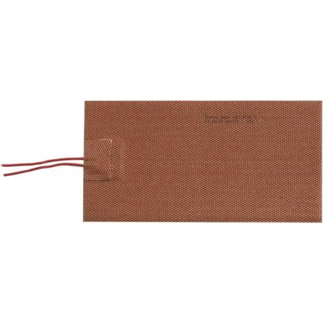 Thermo TECH Silicone Lamina riscaldante Autoadesivo 24 V/DC, 24 V/AC 75 W Tipo di protezione IPX7 (L x L) 178 mm x 90 m