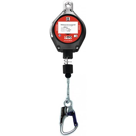 MAS 51504 Höhensicherungsgerät  EN 360 2,1 kg verzinktes Stahlseil, 4,5 m